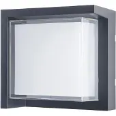 Forlight LED-wandlamp buiten Creu, zwart, Kunststof, Modern, LED wandlamp buiten