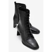 Forever & Always Sudy Leren Veterschoen Laars (Dames)