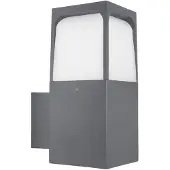 Forlight Wandlamp buiten Veta, dimbaar, zwart, Aluminium, Modern, Wandlamp buiten