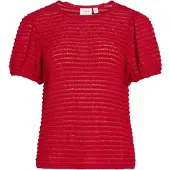 Vila Vilogan Ronde Hals Top Met Korte Mouwen XS EU dames