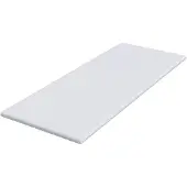 vidaXL Geheugen Schuim Matras Topper 80 x 200 cm Thick Zacht Wit