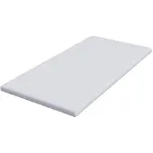 vidaXL Geheugen Schuim Matras Topper 120 x 200 cm Thick Zacht Wit