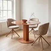 Giga Meubel Eettafel Mino Terra Glas Rond 120cm