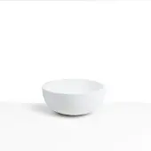 Loutro Milano waskom rond 39,5cm solid surface mat wit