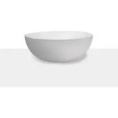 Loutro Zora waskom rond 40cm solid surface mat wit