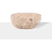 Loutro Elleni Mini fonteinwaskom ovaal 30x20cm glans beige