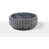 Loutro Odyssey waskom rond 40cm marmer glans antraciet
