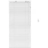 vidaXL Venetiaanse jaloezie Wit 60 x 130 cm 35 mm