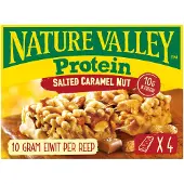 Nature Valley 4x Proteine Gezouten Karamelnoten 4-pack 4 stuks