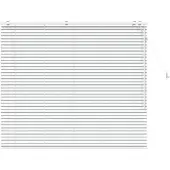 vidaXL Venetiaanse jaloezie Wit 145 x 130 cm 35 mm