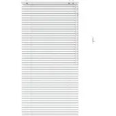 vidaXL Venetiaanse jaloezie Wit 70 x 160 cm 35 mm