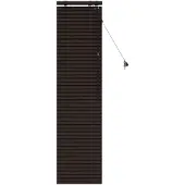 vidaXL Venetiaanse jaloezie Donkerbruin 50 x 160 cm 35 mm