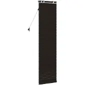 vidaXL Venetiaanse jaloezie Donkerbruin 45 x 160 cm 35 mm