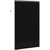 vidaXL Venetiaanse jaloezie Zwart 155 x 250 cm 35 mm