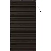 vidaXL Venetiaanse jaloezie Donkerbruin 130 x 250 cm 35 mm