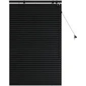 vidaXL Venetiaanse jaloezie Zwart 95 x 130 cm 35 mm