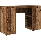 vidaXL Bureau 120x42x76 cm spaanplaat oud hout