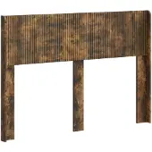 vidaXL - Hoofdbord - Gerookt - eiken - PB