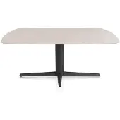 Xooon Saluti Esstisch oval 180 x 105 cm Zentraler Sternfuß HPL