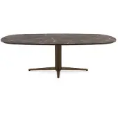 Henders & Hazel Caletta Esstisch oval HPL/Metall Sternfuß