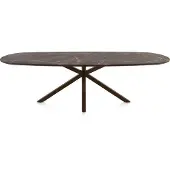 Henders & Hazel Caletta Esszimmertisch Oval HPL/Metall Kreuzfuß