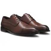 BOSS Leren derbyschoenen met neusdetail Maat 42.5