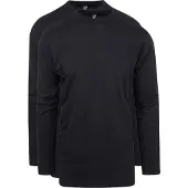 Alan red T-Shirt Virginia Zwart Longsleeve 2-pack