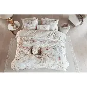 Rivièra Maison Dekbedovertrek Everlasting Naturel Katoen-200 x 200 / 220 cm | 2-Persoons
