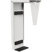 Fellowes CPU houder, verstelbaar, tot 15 kg, open frame ontwerp, staal, wit