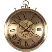 Dutch Style Wandklok Whitestone, 62 cm – Goud – Rond – Metaal