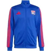 Adidas Trainingsjack 'Olympique Lyon DNA' blauw / rood
