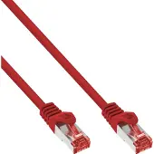 InLine Patchkabel, S/FTP (PiMf), Cat.6, 250 MHz, PVC, CCA, rood, 10m