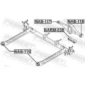 FEBEST Besturingsarm spoor NARM-038