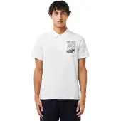 Lacoste Heren The French Regular Poloshirt (Wit)