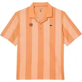 Lacoste Heren Roland Garros Editie Relaxed Fit Tennis Poloshirt (Oranje)