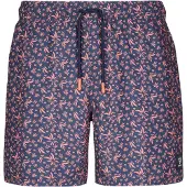 Brunotti Boardshorts 'Cester' navy / watermeloen rood