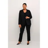 KAFFE CURVE Blazers 'Sakira' zwart