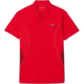 Lacoste Heren Tennis x Novak Djokovic Regular Poloshirt (Rood)