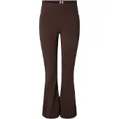 Pieces Pcgeorgina Mw Flared Legging Dames Bruin M