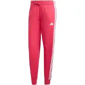 Adidas Sportbroek 'ESSENTIALS 3-STRIPES FLEECE SLIM' framboos / wit
