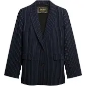 Superdry Blazers donkerblauw / wit