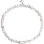Glanzstücke Armband zilver / wit