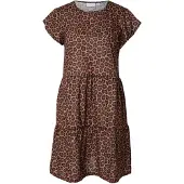 Vila Zomerjurk 'VISUN' bruin / chocoladebruin / zwart