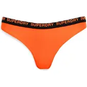 Superdry Dames Stretchy bikinibroekje in gedurfd oranje model (XL), Strandkleding, Gerecycled polyester, Duurzaam W3010390A