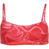 Superdry Dames Roze bikinitop met print (L), Strandkleding, Gerecycled polyester, Duurzaam W3010392A
