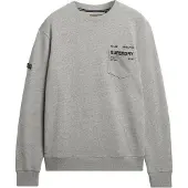 Superdry Sweatshirt grijs gemêleerd