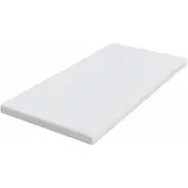 vidaXL Geheugen Schuim Matras Topper 100 x 200 cm Thick Zacht Wit