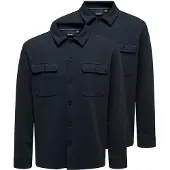 Only & Sons Heren Overhemd jas / overshirt 2 pack Newkodyl