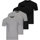 Ragman Heren onder t-shirts 4 pack Basic
