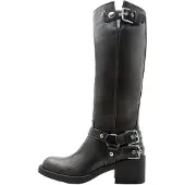GUESS Boots 'MATLEY FLTMAT LEA11' zwart
